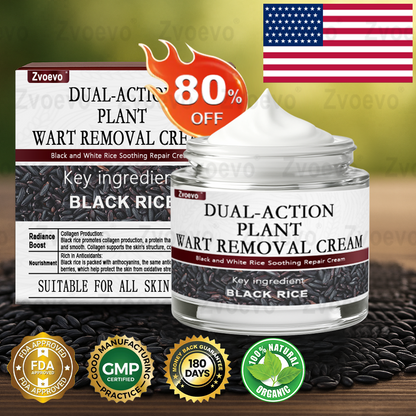Zvoevo® Black Rice Essence Cream⚕️FDA Certified (Removes warts and skin growths, improves seborrheic keratosis, skin cancer, and hidradenitis suppurativa, treats purpura and eczema)