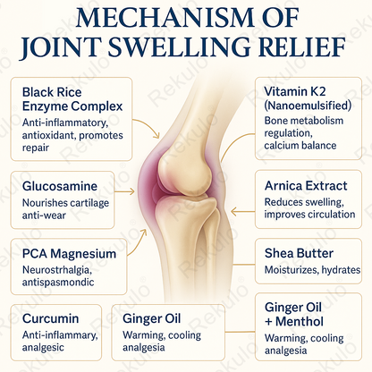 ✅FDA Certified :  Rekulo® Black Rice Pain Healing Bone Cream ( Treatment for arthritis, neuropathyy, rheumatic diseases, sports injuries, muscle spasms and twitches)