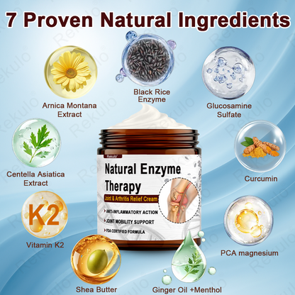 ✅FDA Certified :  Rekulo® Black Rice Pain Healing Bone Cream ( Treatment for arthritis, neuropathyy, rheumatic diseases, sports injuries, muscle spasms and twitches)