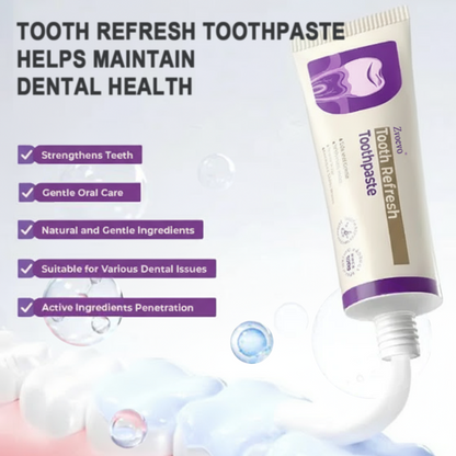 Zvoevo® Natural Oral Care Toothpaste😁🦷(Comprehensive fresh breath, removes plaque and tartar, prevents tooth loss, reverses gum recession, gentle care)