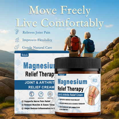 ✅ FDA Certified: Rekulo® Magnesium Pain Healing Bone Cream (for the treatment of arthritis, neuropathy, rheumatism, sports injuries, muscle stiffness and spasms)