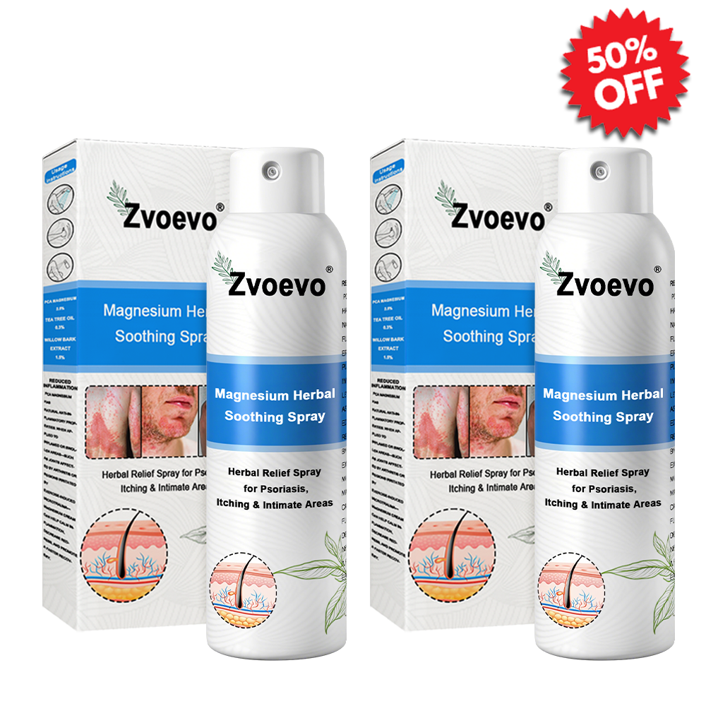 ✅ Official Store: Zvoevo® Magnesium Herbal Psoriasis Spray⚕️FDA Certified (Relieves psoriasis, eczema, and seborrheic dermatitis; treats acne; improves bacterial infections in intimate areas)