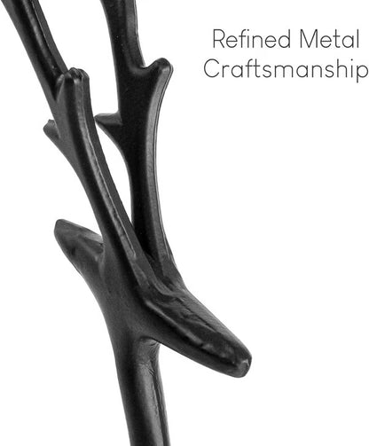 🎅Christmas bestsellers 🦌2 PC Black Reindeer Statues Christmas Decorations Set