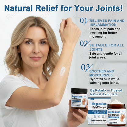 ✅ FDA Certified: Rekulo® Magnesium Pain Healing Bone Cream (for the treatment of arthritis, neuropathy, rheumatism, sports injuries, muscle stiffness and spasms)
