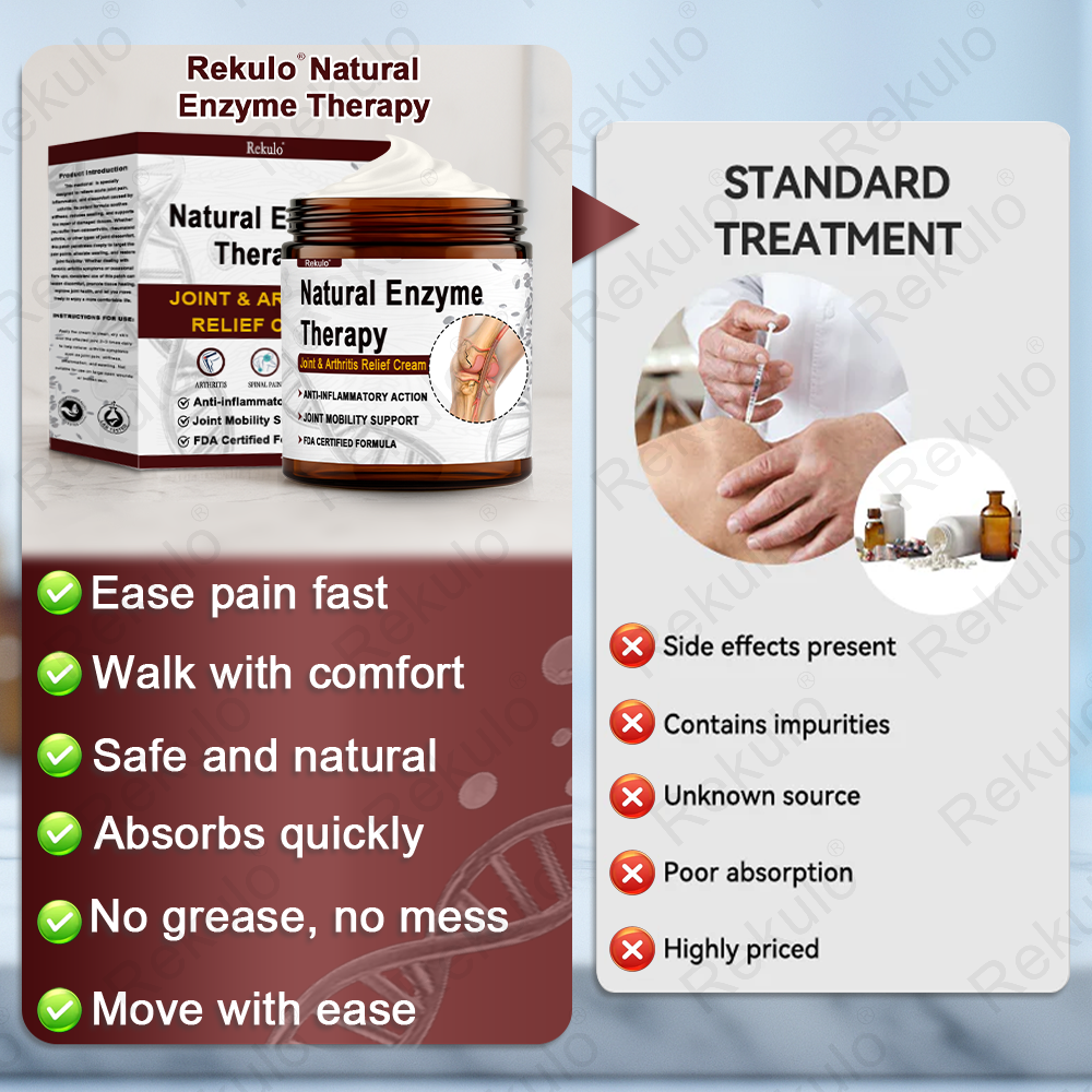 ✅FDA Certified :  Rekulo® Black Rice Pain Healing Bone Cream ( Treatment for arthritis, neuropathyy, rheumatic diseases, sports injuries, muscle spasms and twitches)