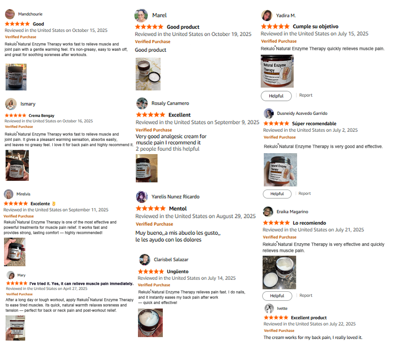 ✅FDA Certified :  Rekulo® Black Rice Pain Healing Bone Cream ( Treatment for arthritis, neuropathyy, rheumatic diseases, sports injuries, muscle spasms and twitches)